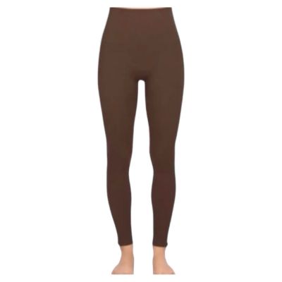 NEW Spanx Look At Me Now Seamless Side Zip Leggings Brown Size 2X A297851